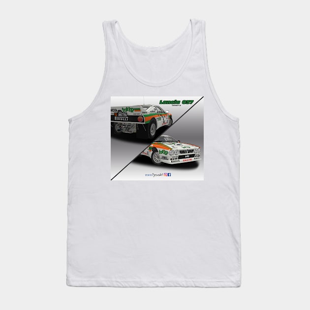 Lancia 037 Group B Totip Tank Top by PjesusArt